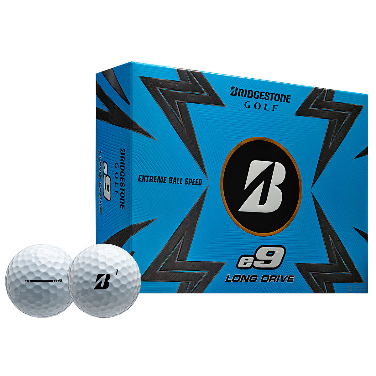 Bridgestone Golf White Bridgestone e9 Long Drive 12 Golf Ball Pack | American Golf, one size - Father's Day Gift von Bridgestone Golf