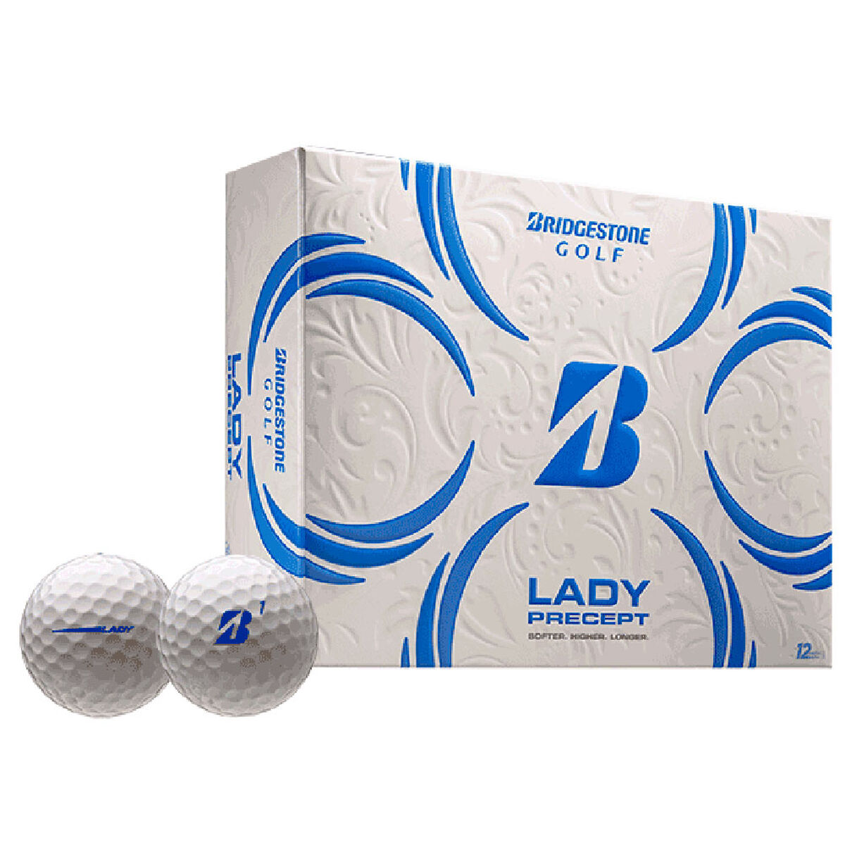 Bridgestone Lady Precept 12 Golf Ball Pack, Womens, White, One Size | American Golf - Father's Day Gift von Bridgestone Golf