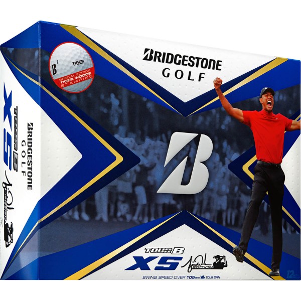 Bridgestone Tour B XS Tiger Edition Golfbälle weiß von Bridgestone