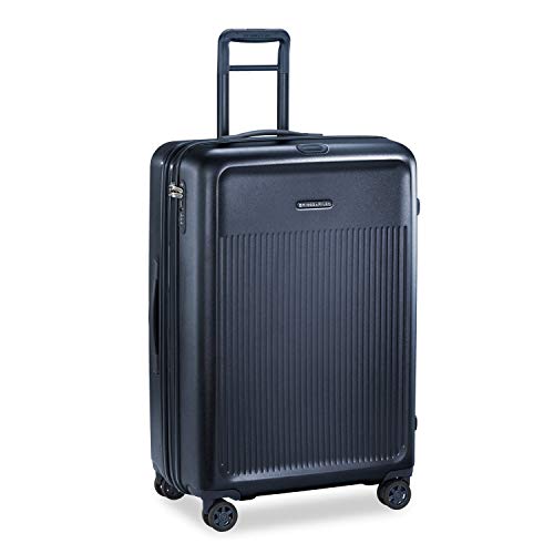 Briggs & Riley Sympatico Hardside Luggage Collection, Mattes Marineblau, 30-Inch Checked, Sympatico Hardside großer Trolley Briggs & Riley Sympatico Hardside Luggage Collection, Mattes Marineblau, 30-Inch Checked, Sympatico Hardside großer Trolley von Briggs & Riley