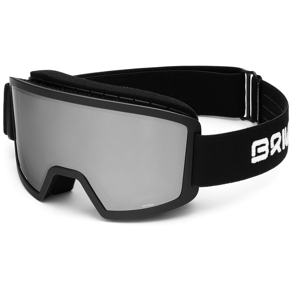 Briko 7.7 Fis Mirror Ski Goggles Junior Schwarz Silver Mirror/CAT2 von Briko