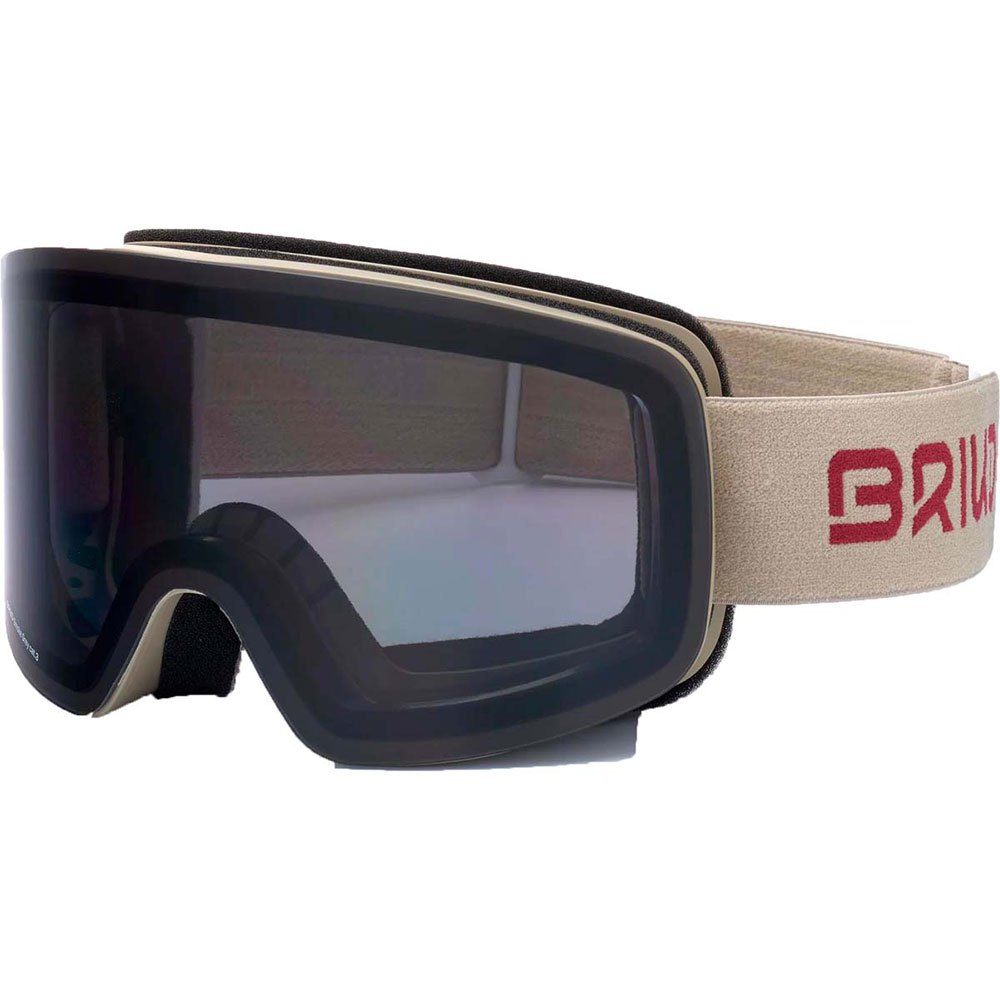 Briko Borealis Magnetic+spare Lens Ski Goggles Beige SG3P1/CAT2 Briko Borealis Magnetic+spare Lens Ski Goggles Beige SG3P1/CAT2 von Briko