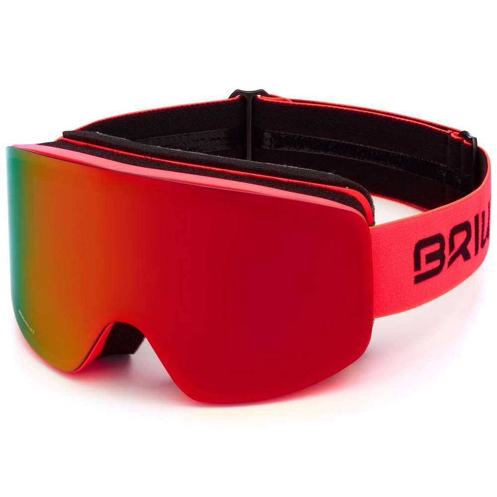 Briko Borealis Magnetic Ski Goggles Rot Orange Flam/CAT2 Briko Borealis Magnetic Ski Goggles Rot Orange Flam/CAT2 von Briko
