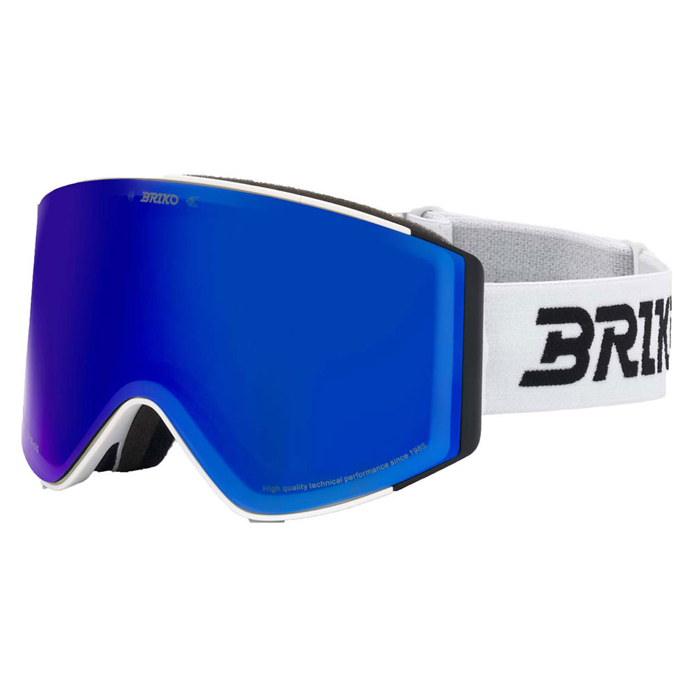 Briko Bufera Ski Goggles Weiß Blue Mirror/CAT2 Briko Bufera Ski Goggles Weiß Blue Mirror/CAT2 von Briko