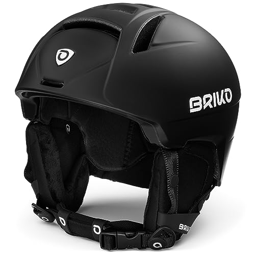 Briko Canyon Skihelm/Schneeschuh, Schwarz, matt, 59-64 cm von Briko