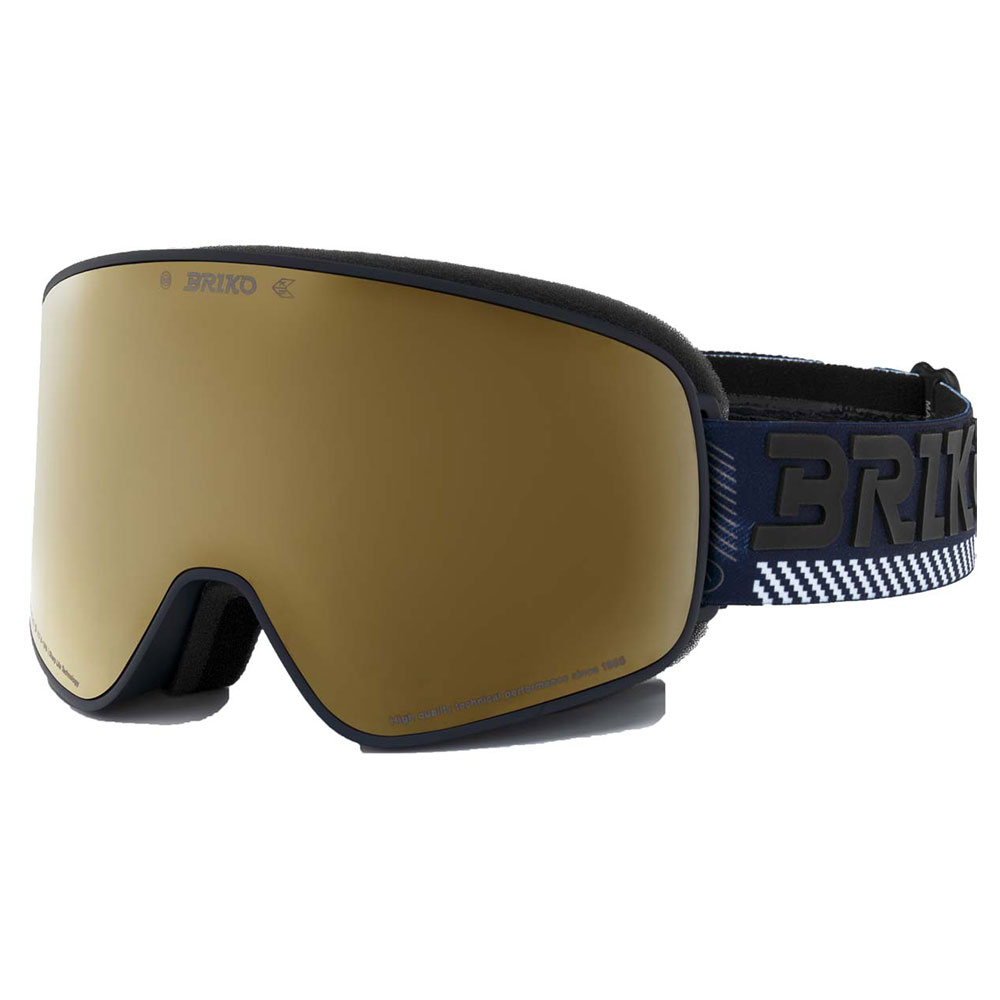Briko Chino Sharp Lite Ski Goggles Blau Gold Mirror/CAT3 Briko Chino Sharp Lite Ski Goggles Blau Gold Mirror/CAT3 von Briko