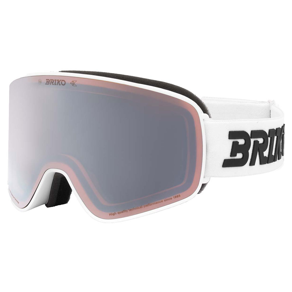 Briko Chino Sharp Lite Ski Goggles Weiß Silver Mirror/CAT2 Briko Chino Sharp Lite Ski Goggles Weiß Silver Mirror/CAT2 von Briko