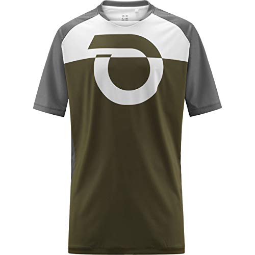 Briko Fierce MTB Jersey Fahrradtrikot Herren, Green Grey, L Briko Fierce MTB Jersey Fahrradtrikot Herren, Green Grey, L von Briko