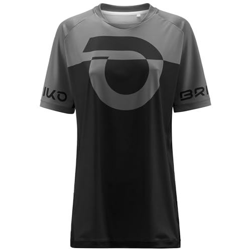 Briko Fierce MTB Lady Jersey Fahrradtrikot, Damen, Black Grey, L Briko Fierce MTB Lady Jersey Fahrradtrikot, Damen, Black Grey, L von Briko