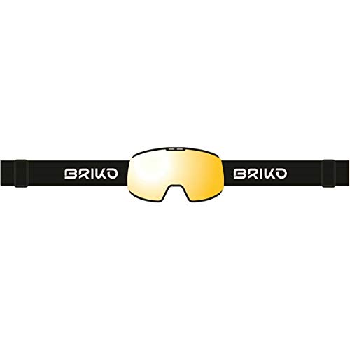 Briko Kili 7.6 Ski-/Schneemaske, Schwarz-Gelb Mirro Cat. 2, Einheitsgröße Briko Kili 7.6 Ski-/Schneemaske, Schwarz-Gelb Mirro Cat. 2, Einheitsgröße von Briko