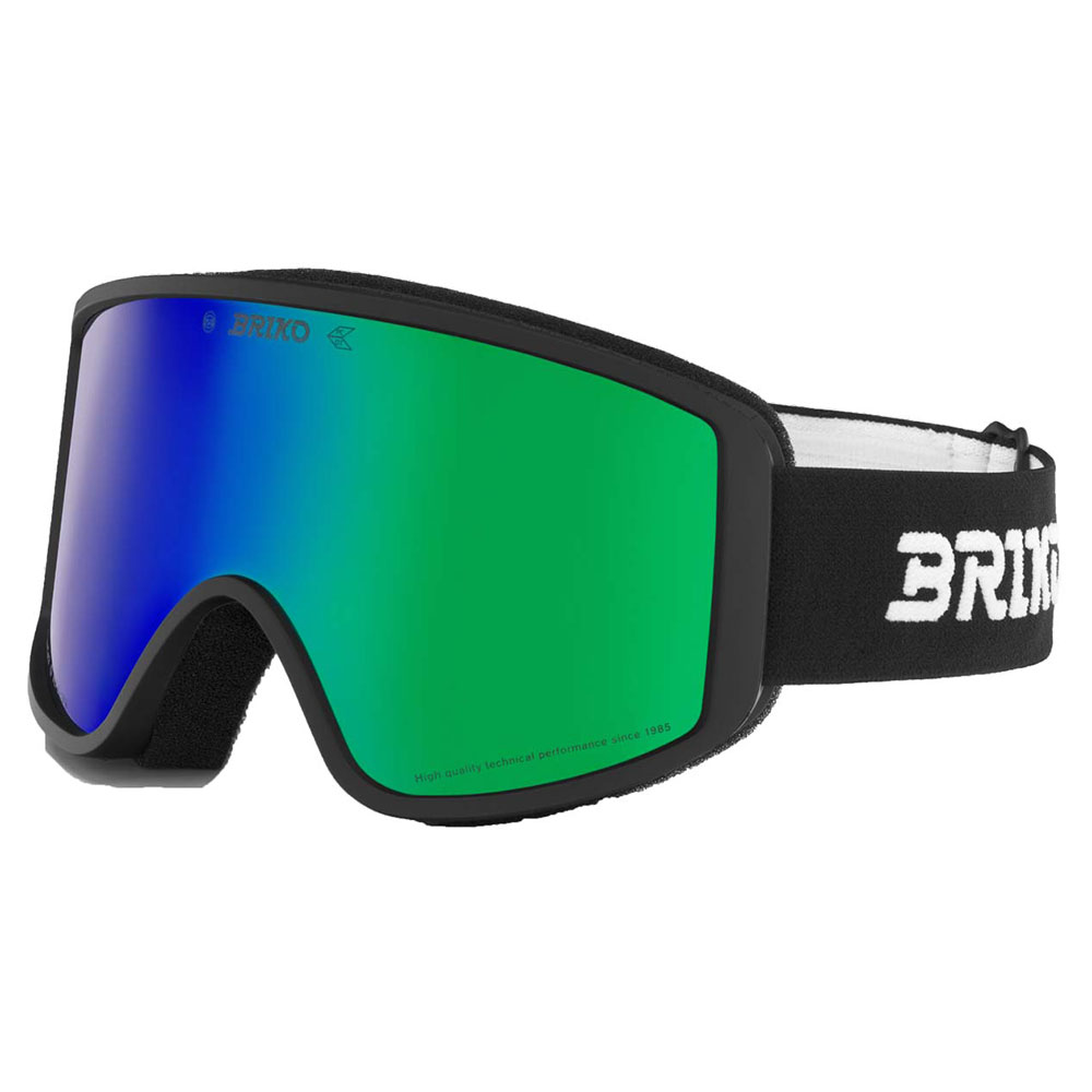Briko Pulse Ski Goggles Schwarz Green Mirror/CAT3 Briko Pulse Ski Goggles Schwarz Green Mirror/CAT3 von Briko