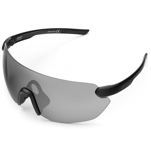 Briko Starlight 3 Lenses Sonnenbrille zum Radfahren, Schwarz, Einheitsgröße Briko Starlight 3 Lenses Sonnenbrille zum Radfahren, Schwarz, Einheitsgröße von Briko