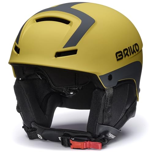 Briko Unisex – Erwachsene Faito Epp Helmet, Matt Sahara Yellow-Abbey Gray (A17), S Briko Unisex – Erwachsene Faito Epp Helmet, Matt Sahara Yellow-Abbey Gray (A17), S von Briko