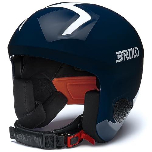 Briko Unisex – Erwachsene Helm Helmet, Shiny DOWNRIVER Blue-White, M von Briko