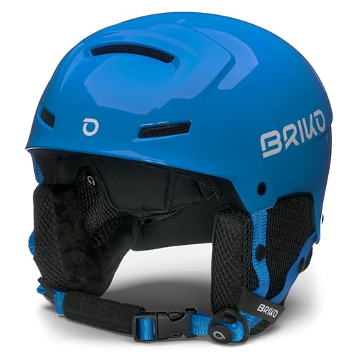 Briko Unisex – Erwachsene Helm Helmet, Shiny Lochmara Light Blue-White, M/L Briko Unisex – Erwachsene Helm Helmet, Shiny Lochmara Light Blue-White, M/L von Briko