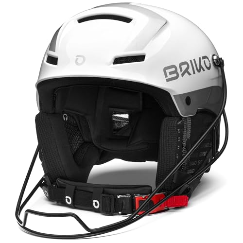 Briko Unisex – Erwachsene Helmet, Shiny White-Silber, 64 Briko Unisex – Erwachsene Helmet, Shiny White-Silber, 64 von Briko