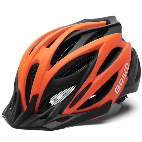 Briko Unisex – Erwachsene Morgan Helmet, Orange Fluo Black, M Briko Unisex – Erwachsene Morgan Helmet, Orange Fluo Black, M von Briko