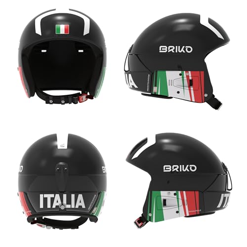 Briko Unisex – Erwachsene Vulkan Fis 6.8 Epp-Italien Helmet, Shiny Black-White, 58 Briko Unisex – Erwachsene Vulkan Fis 6.8 Epp-Italien Helmet, Shiny Black-White, 58 von Briko