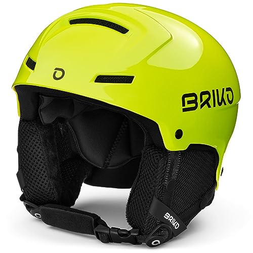 Briko Uni Jugend Mammoth Ski-/Snowboardhelm, Leuchtend Gelb, 48-52 cm Briko Uni Jugend Mammoth Ski-/Snowboardhelm, Leuchtend Gelb, 48-52 cm von Briko