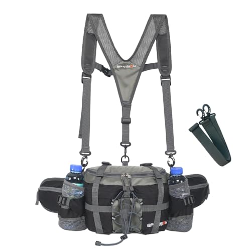 Multifunktionale Gürteltasche mit 2 Flaschenhalter Rucksack Umhängetasche Trinkgürtel Bauchtasche Militärstil Handyfach Wasserdicht Laufgürtel Hüfttasche für Wandern Reise Camping Radfahren 10L Multifunktionale Gürteltasche mit 2 Flaschenhalter Rucksack Umhängetasche Trinkgürtel Bauchtasche Militärstil Handyfach Wasserdicht Laufgürtel Hüfttasche für Wandern Reise Camping Radfahren 10L von Brinny