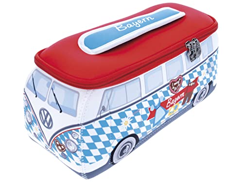 BRISA VW Collection - Volkswagen Neopren Universal-Schmink-Kosmetik-Kultur-Reise-Apotheke-Tasche-Beutel im T1 Bulli Bus Design (Bayern/Bunt/Groß) BRISA VW Collection - Volkswagen Neopren Universal-Schmink-Kosmetik-Kultur-Reise-Apotheke-Tasche-Beutel im T1 Bulli Bus Design (Bayern/Bunt/Groß) von BRISA