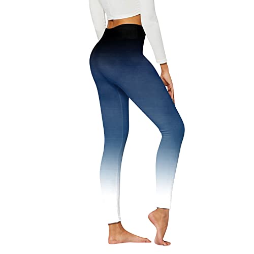 Briskorry Bedruckte Leggings Damen High Waist Bunt Blickdichte Sportleggings Sporthose Push Up Yogapants Yogahose Lange Laufhose für Yoga Fitness von Briskorry