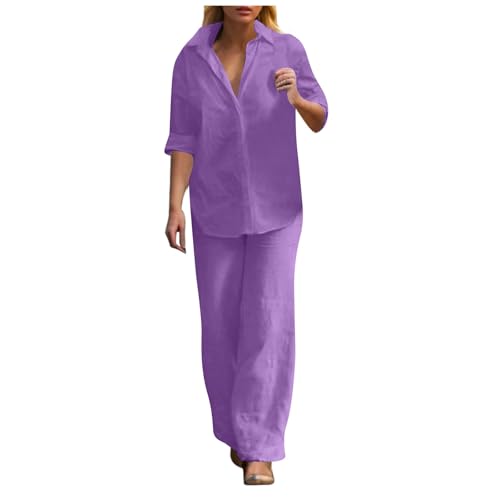 Briskorry Damen Jumpsuit Sportlich Freizeitanzug Solide Farbe Atmungsaktives Jogginganzug Festlich Elegant Overall Hochzeit Abendanzug Sets Einfarbiger Anzug Im Pendlerstil von Briskorry