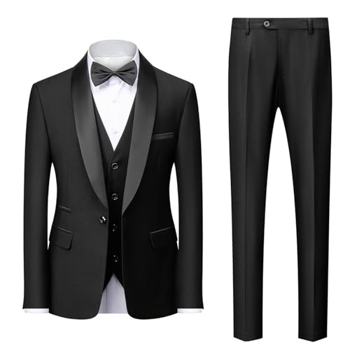 Briskorry Herren Sommer Zweiteiliger Sportlich Freizeitanzug Beiläufige Comfortable Sportanzug Festlich Elegant Set Einfarbiger Anzug Im Pendlerstil von Briskorry