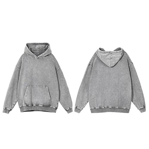 Briskorry Hoodie Y2K Damen, Kapuzenpullover Damen Grün, Hooded Kapuze Langärmelig Kapuzenpullis Lounge Lose Pullover Basic Einfarbiges Jacke Fitness Bequemer Loungewear Halloween von Briskorry