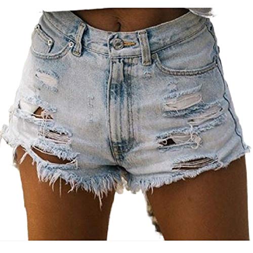 Briskorry Jeansshorts Damen Sommer Kurze Hose Ripped Zerrissen Jeans Hosen Teenager Mädchen Lcker High Waist Bermuda Shorts Jeanshose Sexy Hotpants Lässig Kurz Basic Denim Shorts mit Tasche Briskorry Jeansshorts Damen Sommer Kurze Hose Ripped Zerrissen Jeans Hosen Teenager Mädchen Lcker High Waist Bermuda Shorts Jeanshose Sexy Hotpants Lässig Kurz Basic Denim Shorts mit Tasche von Briskorry