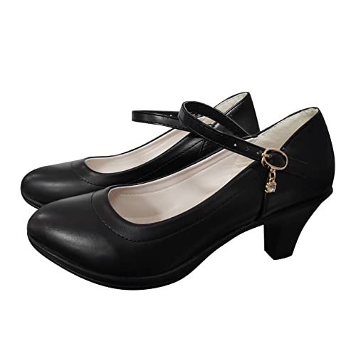 Briskorry Damen Pumps Schwarz Lackschuhe mit Blockabsatz 39 EU Wasserdicht Gefüttert Leichte Trekkingschuhe für Damen Wandern Laufen Briskorry Damen Pumps Schwarz Lackschuhe mit Blockabsatz 39 EU Wasserdicht Gefüttert Leichte Trekkingschuhe für Damen Wandern Laufen von Briskorry