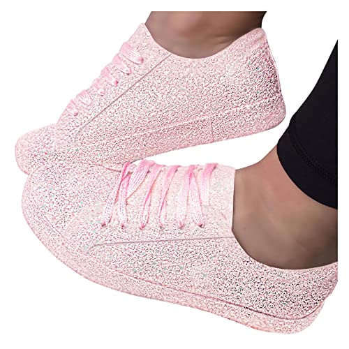 Briskorry Sneaker Damen Glitzer Strasssteine Laufschuhe Schnürschuhe Walkingschuhe Flache Outdoor Leichtes Freizeit Bequeme Schlüpfen Laufschuhe Sport Sneakers Turnschuhe Fitness Gym Briskorry Sneaker Damen Glitzer Strasssteine Laufschuhe Schnürschuhe Walkingschuhe Flache Outdoor Leichtes Freizeit Bequeme Schlüpfen Laufschuhe Sport Sneakers Turnschuhe Fitness Gym von Briskorry