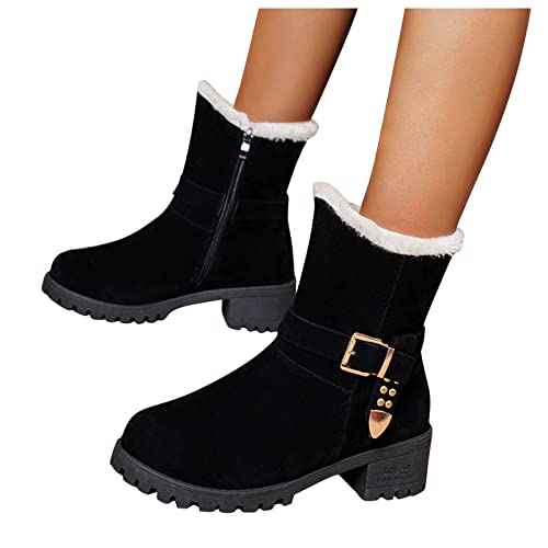 Briskorry Winterstiefel für Damen Gemütlich Booties Warm Gefüttert Schneestiefel Wasserdicht Winterschuhe Flach rutschfeste Warme Schneeboots Outdoor Kurze Stiefel Winter Stiefel Wanderschuhe Briskorry Winterstiefel für Damen Gemütlich Booties Warm Gefüttert Schneestiefel Wasserdicht Winterschuhe Flach rutschfeste Warme Schneeboots Outdoor Kurze Stiefel Winter Stiefel Wanderschuhe von Briskorry