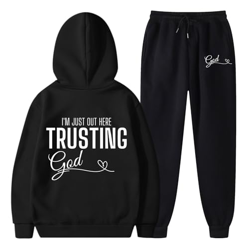 Briskorry Zweiteilige Outfit Damen Oversized Tracksuit Outfit Y2k Top Oberteil + Hose Baggy Hosenanzüge Set Boyfriend Loungewear Für Yoga, Fitness, Täglich Tragen Outdoor Sweatshirt von Briskorry