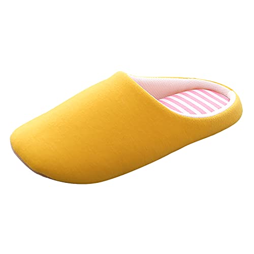 Frauen Herren Hausschuhe, Memory Foam Waschbare Baumwolle rutschfeste Heimschuhe Frauen Herren Hausschuhe, Memory Foam Waschbare Baumwolle rutschfeste Heimschuhe von Briskorry