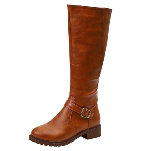 Briskorry Hohe Stiefel Damen Breite Waden mit Quadrat Absätze Stiefeletten Comfort Stickerei Braun Frauen Hinter Zipper Langschaft Stiefel Herbst Winter Stiefel Stiefelette Knöchel Schuhe Ankle Boots Briskorry Hohe Stiefel Damen Breite Waden mit Quadrat Absätze Stiefeletten Comfort Stickerei Braun Frauen Hinter Zipper Langschaft Stiefel Herbst Winter Stiefel Stiefelette Knöchel Schuhe Ankle Boots von Briskorry