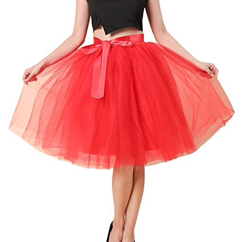 Schwarzes Tütü Damen Tanzkleidung Hohe Taille Minirock Für Kleinkinder Kinder Weihnachtsfeier Elegant Kostüm Elastische Petticoats Unterrock Paillette Tutu Ballkleid Abendkleid von Briskorry