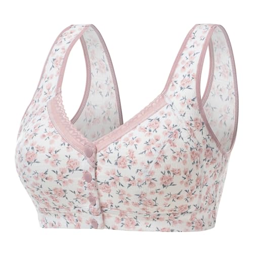 Sport BH Damen Starker Halt mit Vorderverschluss Große Größe Mesh Gepolstert Klassische BHS Push Up BH Floral Print Sports Bra Top Bustier für Alltag Yoga Lauf Joggen Reiten Sport BH Damen Starker Halt mit Vorderverschluss Große Größe Mesh Gepolstert Klassische BHS Push Up BH Floral Print Sports Bra Top Bustier für Alltag Yoga Lauf Joggen Reiten von Briskorry