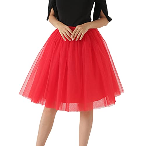 Tütü Schwarz Balletttanz 4 Schichten Unterrock Für Kleinkinder Kinder Weihnachtsfeier Retro Petticoat Elastische Tanzrock Ballet 50er Vintage Tanzkleidung Röcke Teen Dance Dress Up von Briskorry