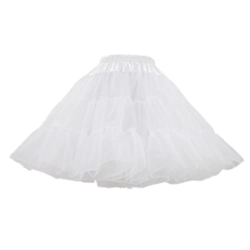 Tutu Damen Minirock Paillette Ballkleid Für Kleinkinder Kinder Weihnachtsfeier 4 Schichten Rock Klassisch 3 Lagig Ballet Reifrock 50er Vintage Kostüm Balletttanz Teen Dance Dress Up von Briskorry