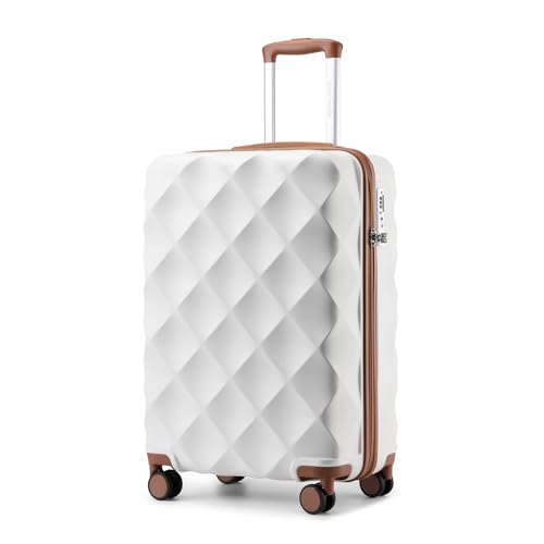 British Traveller Hartschalenkoffer Handgepäck Koffer 54 * 36.5 * 21.5cm Reisekoffer Handgepäck Koffer Trolleys ABS+PC mit TSA-Schloss Rollkoffer Suitcase Creme British Traveller Hartschalenkoffer Handgepäck Koffer 54 * 36.5 * 21.5cm Reisekoffer Handgepäck Koffer Trolleys ABS+PC mit TSA-Schloss Rollkoffer Suitcase Creme von British Traveller