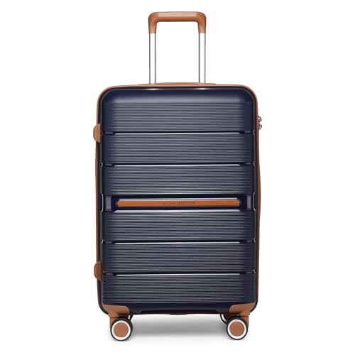 British Traveller Reisekoffer Groß Koffer Trolleys Groß Hartschalenkoffer 100% PP Handgepäck Koffer mit 8 Spinnerräder Rollkoffer 76 * 49.2 * 31cm Suitcase TSA-Schloss Blau British Traveller Reisekoffer Groß Koffer Trolleys Groß Hartschalenkoffer 100% PP Handgepäck Koffer mit 8 Spinnerräder Rollkoffer 76 * 49.2 * 31cm Suitcase TSA-Schloss Blau von British Traveller