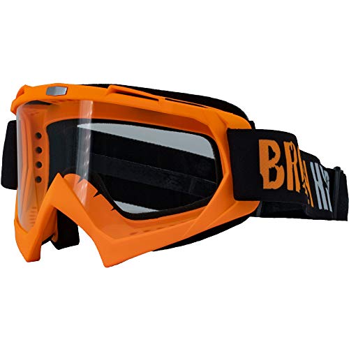 Broken Head MX-2 Goggle Orange - Motorrad-Brille Für Motocross, Enduro, Downhill, Offroad - Mit UV-Schutz Broken Head MX-2 Goggle Orange - Motorrad-Brille Für Motocross, Enduro, Downhill, Offroad - Mit UV-Schutz von Broken Head