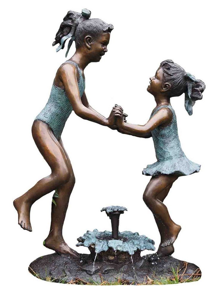 Bronzeskulpturen Skulptur Bronzefigur zwei tanzende Kinder im Badeanzug Bronzeskulpturen Skulptur Bronzefigur zwei tanzende Kinder im Badeanzug von Bronzeskulpturen
