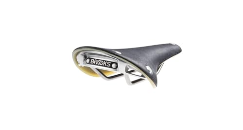 Brooks England Ltd Erwachsene Cambium C17 Fahrradsattel, Black/Natural, One Size von Brooks England