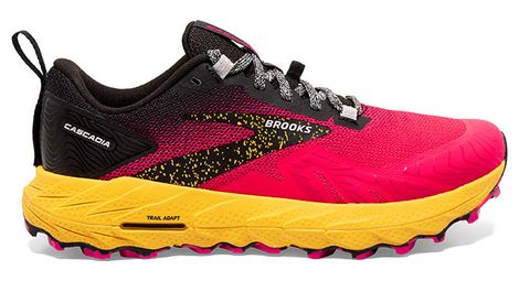 brooks cascadia 17 trail schuh rosa gelb damen von Brooks Running