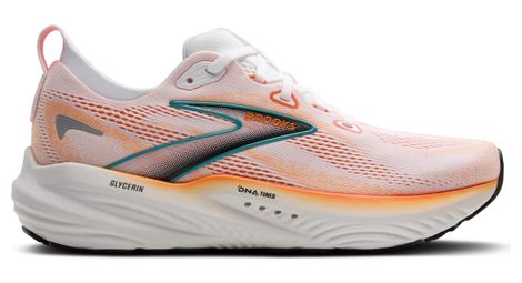 brooks glycerin 22 laufschuhe weis orange herren brooks glycerin 22 laufschuhe weis orange herren von Brooks Running