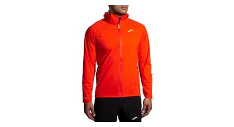 brooks high point waterproof jacke rot herren von Brooks Running