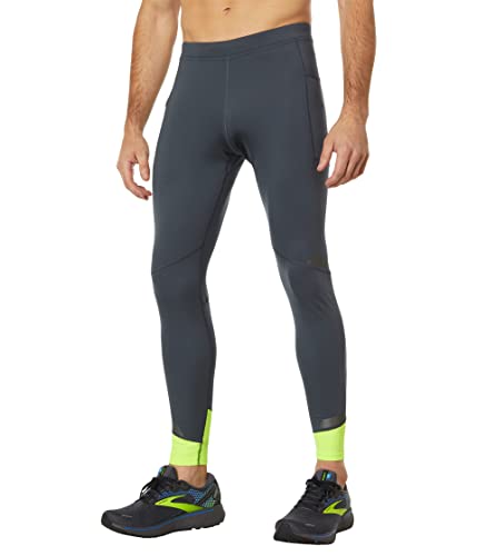 BROOKS 211412044 Run Visible Tight Pants Herren Asphalt/Nightlife Größe 40 von Brooks