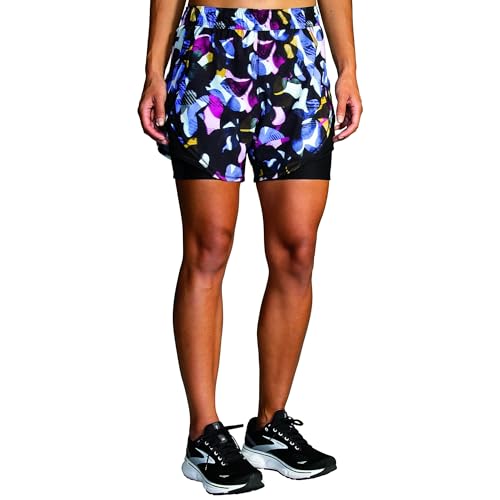 BROOKS 221464056 Chaser 5" 2-in-1 Short Shorts Damen Black/BR Stack Größe 20 BROOKS 221464056 Chaser 5" 2-in-1 Short Shorts Damen Black/BR Stack Größe 20 von Brooks